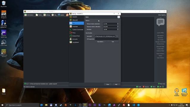 MultiMC Tutorial - Setting up MultiMC and Java Settings - #03 смотреть онлайн