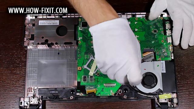 Asus F552 Disassembly, Fan Cleaning, and Thermal Paste Replacement Guide смотреть онлайн