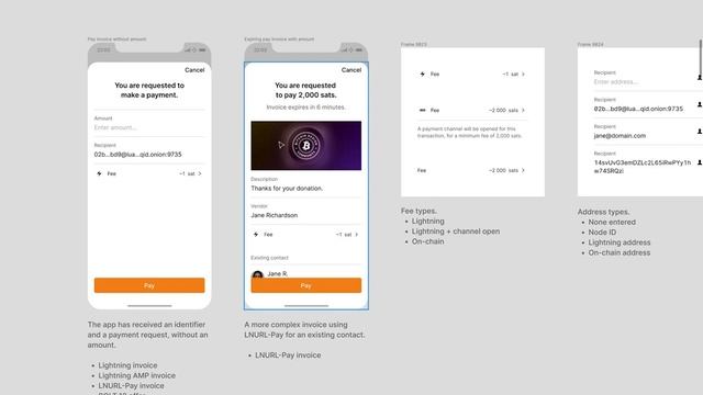 Lightning send UI mocks смотреть онлайн