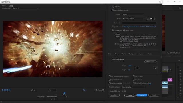 ازاي ترندر الفيديو صح وتحل مشكلة الاكسبورت Error compiling movie смотреть онлайн