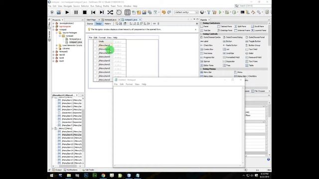 How To Create Notepad In Java Netbean Part 2 2018 смотреть онлайн