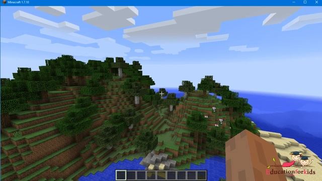 Урок 1.1 - программирование в Майнкрафт для детей 5-6 лет