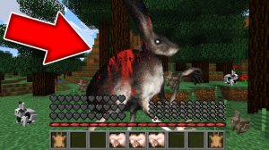 Как играть за ЗАЯЦ ГУМАНОИД в майнкрафт ? Превращения HUMANOID RABBIT SCP MINECRAFT