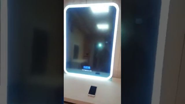 Зеркало для ванной 80х60 с подсветкой и многофункциональной панелью смотреть онлайн