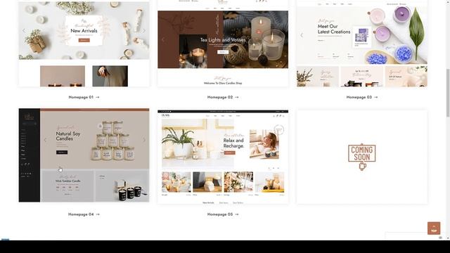Olars - Candle Handmade WooCommerce Theme candle home decor смотреть онлайн