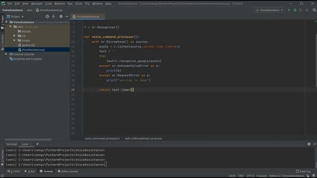 How to build your own AI Voice Assistant using Python | Artificial Intelligence| #part 1 смотреть онлайн