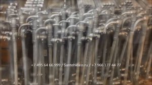 Сборка байпаса для полотенцесушителя (перемычка)