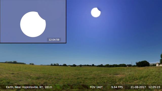 Total Solar Eclipse U.S.A. Aug 21st, 2017 (Simulation) ★★★★★ смотреть онлайн