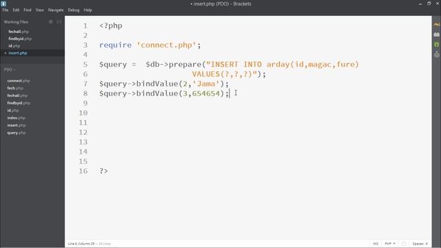 Casharka 8aad: PHP with PDO- Inserting reconds смотреть онлайн