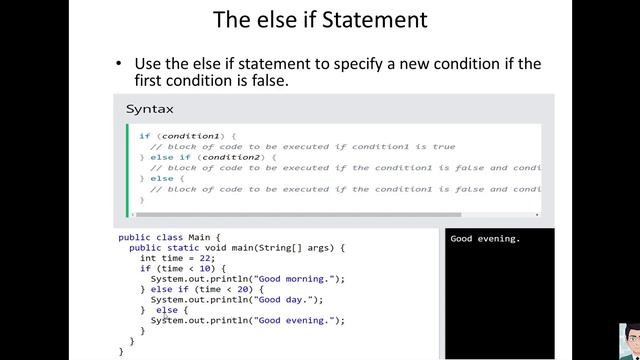 Java Basic Java Conditional Statement if else part1 смотреть онлайн