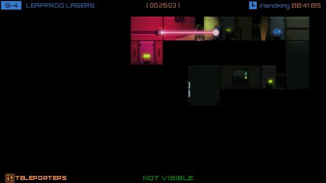 Stealth Bastard Deluxe - The Teleporter Chambers X-4 S-rank смотреть онлайн
