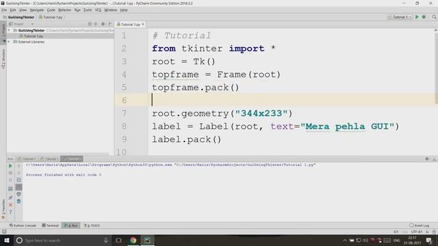 Frames in Tkinter - Python GUI using Tkinter In Hindi #5 смотреть онлайн