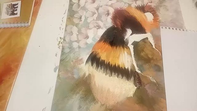 Перченок О Г Уроки живописи Пчела гуашь часть 3 смотреть онлайн