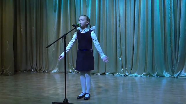 2018_10_25_Мария Кириндас, стихотворение "Учитель", Школа 117 смотреть онлайн