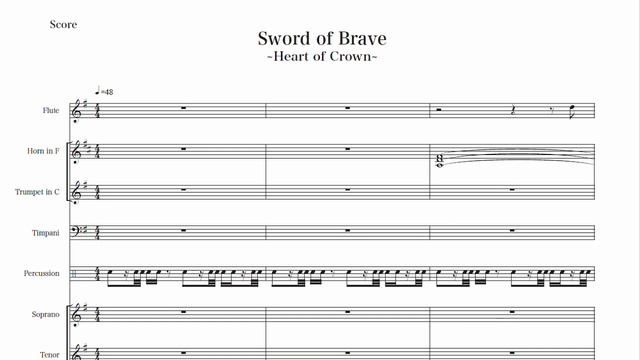 [Heart of Crown PC] 楽譜、MIDI (全15曲入り) смотреть онлайн