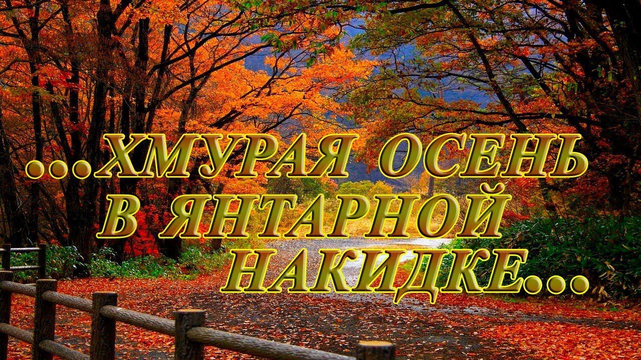 Хмурая осень в янтарной накидке   *   Валерий Капризов