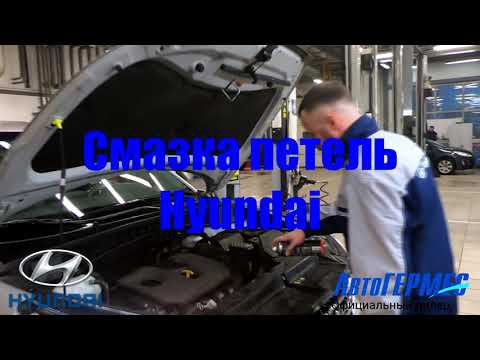 Смазка петель Hyundai || АвтоГЕРМЕС смотреть онлайн