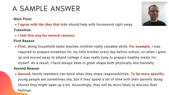 TOEFL Speaking Question 1 Guide For The 2019 TOEFL - With Templates And Sample Answers.