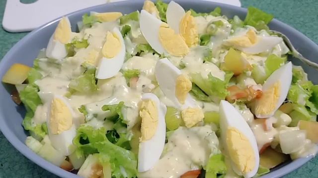 Lettuce Salad Recipes|how to make easy and healthy salad weight loss salad #howto #lettucesalad смотреть онлайн