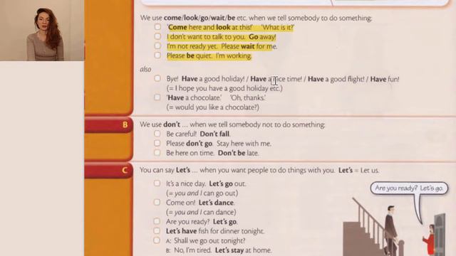 Essential Grammar In Use | Unit 35 Do It! Don't Do It! Let's Do It