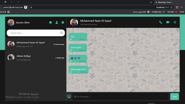 WhatsApp Web Clone With AspNet Core And React js смотреть онлайн