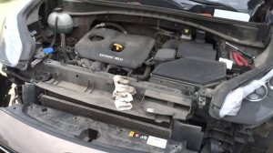 сняие  переднего бампера и установка сетки в бампер киа спортейдж4