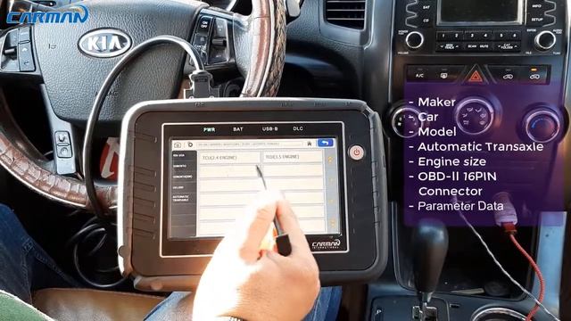 Carman- Read Current Data  Of Automatic Transaxle By Carman AUTO-i700