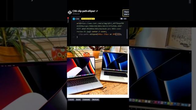 CSS: Clip-path: ellipse()! смотреть онлайн