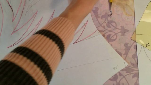 Купальник для гимнастки. Сиреневый с "перьями ". Часть 2. RG leotard, purple feathers. DIY. смотреть онлайн