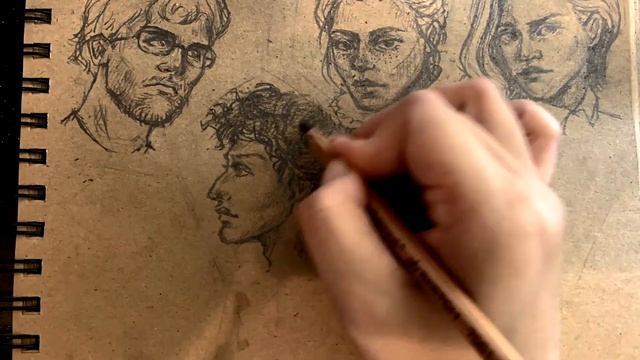 [SKETCH WITH ME] 100 HEADS CHALLENGE | DAY9 #Meds100Heads смотреть онлайн