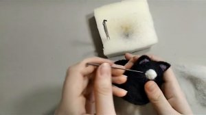 Валяние из шерсти. Как свалять кошку из шерсти.