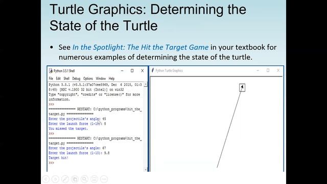 Python: Decision Structures Turtle Graphics Determining the State of the Turtle смотреть онлайн