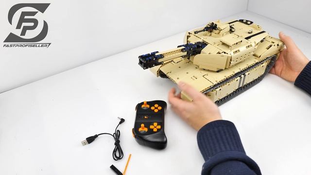 FPS Review: QiHui 9801 RC Panzer 1:16 Klemmbaustein - 4x Motor - Kettenantrieb, Schussfunktion Etc.