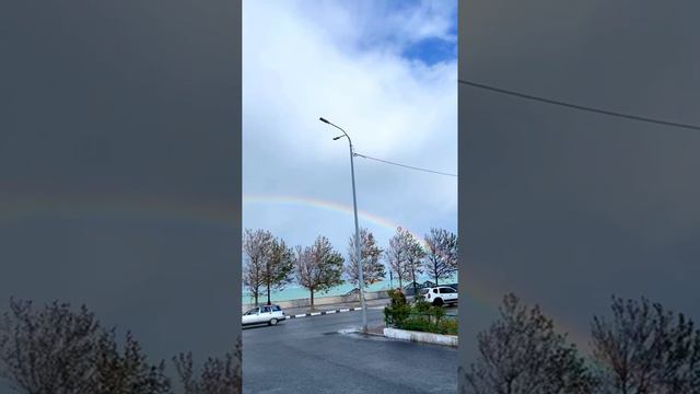 🌈 Наши координаты сегодня - прямо под радугой! Смотрите, какая красота! 🤩 смотреть онлайн