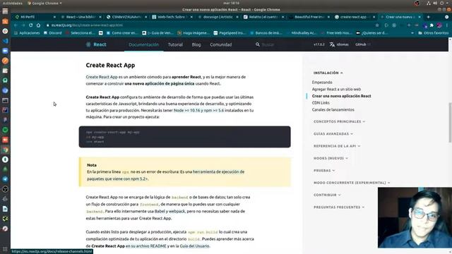 Introduccion a React js #1, creando una SPA смотреть онлайн