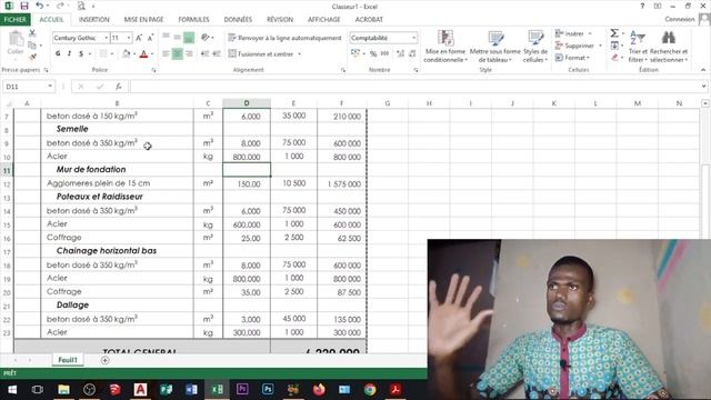 COMMENT FAIRE LE DEVIS DU GROS OEUVRE (FONDATION) ?? смотреть онлайн