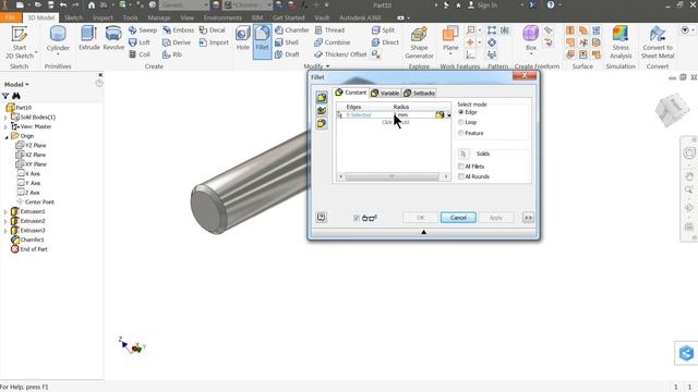 Autodesk Inventor Tutorial Bolt смотреть онлайн