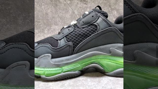 Balenciga Triple S Black Yellow Fluo W real or fake? смотреть онлайн