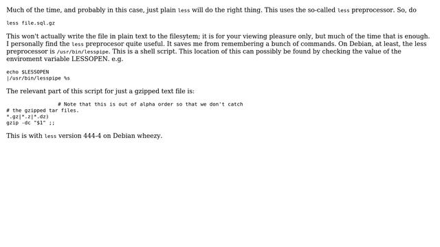 How do you view a sql.gz file as plain text SQL from the command line? (3 Solutions!!) смотреть онлайн