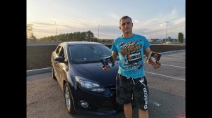 FORD FOCUS 3 C LED H7 ЛАМПАМИ В БЛИЖНЕМ СВЕТЕ