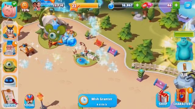 Disney Magic Kingdoms - Gameplay Walkthrough Part 45 - Level 22 (iOS, Android) смотреть онлайн