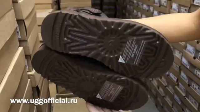 Обзор мини Угг UGG Mini Bailey Button Chocolate смотреть онлайн