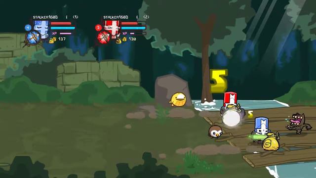 Castle Crashers Прохождение без комментариев. Часть 2 - Опушка леса / walkthrough no comments #2 смотреть онлайн