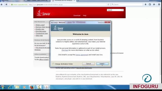Java setting for RAP exam |Java installation and aeps settings for vle | infoguru смотреть онлайн
