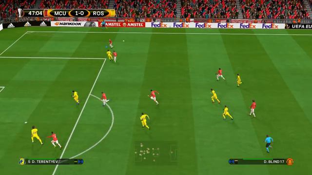 PES 17 | Manchester United vs Rostov Europa League 16/17 | Superstar PC Gameplay смотреть онлайн