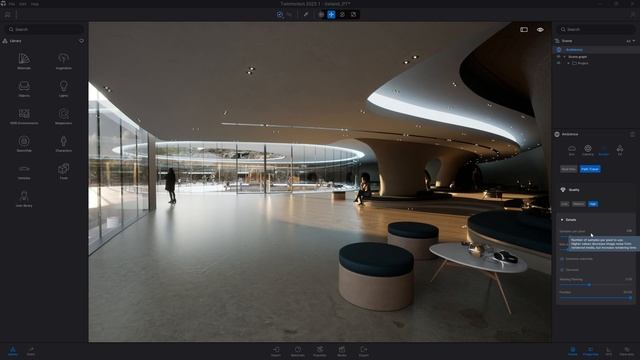 Setting Up the Path Tracer | Twinmotion Tutorial смотреть онлайн
