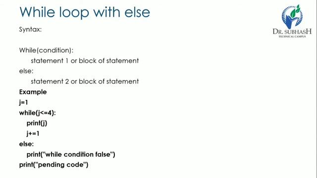 While Loop in Python in Hindi || Control Statement in Python in Hindi смотреть онлайн