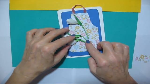 Открытка с цветами подснежниками/ Скрапбукинг/ Идеи Сувениры для женщин на 8 марта,День рождения DI смотреть онлайн