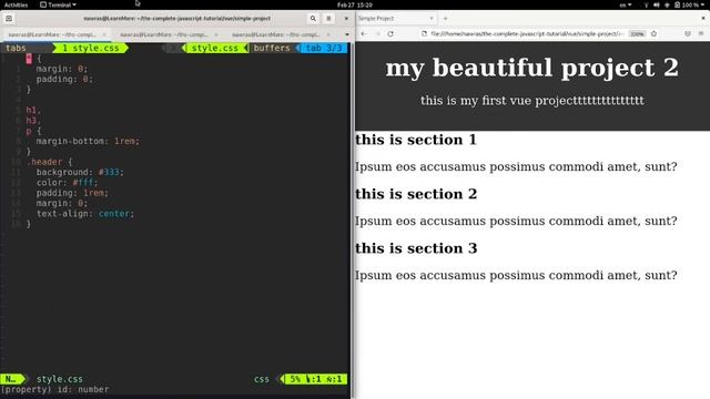2- كورس VUE 3: Simple App - for loop смотреть онлайн