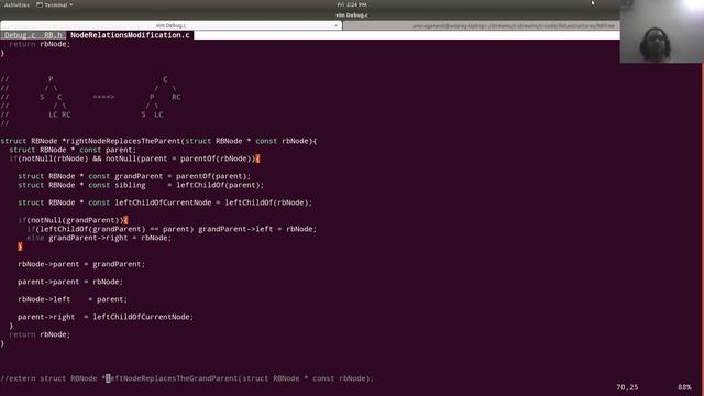 Red And Black Tree Implementation in C Part 2 : Writing Single Rotations смотреть онлайн